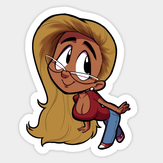 Petunia Chibi Sticker by iseenudepeople